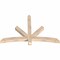 Ekena Millwork Alberta Smooth Timber Gable Bracket, Douglas Fir, 60"W x 40"H x 3 1/2"D x 3 1/2"F, 16/12 Pitch GBW060X40X0404ALB00SDF - alternate 2